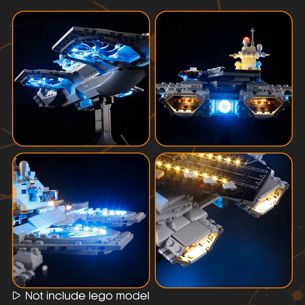 Light Kit For The Avengers Helicarrier 76295-Lightailing