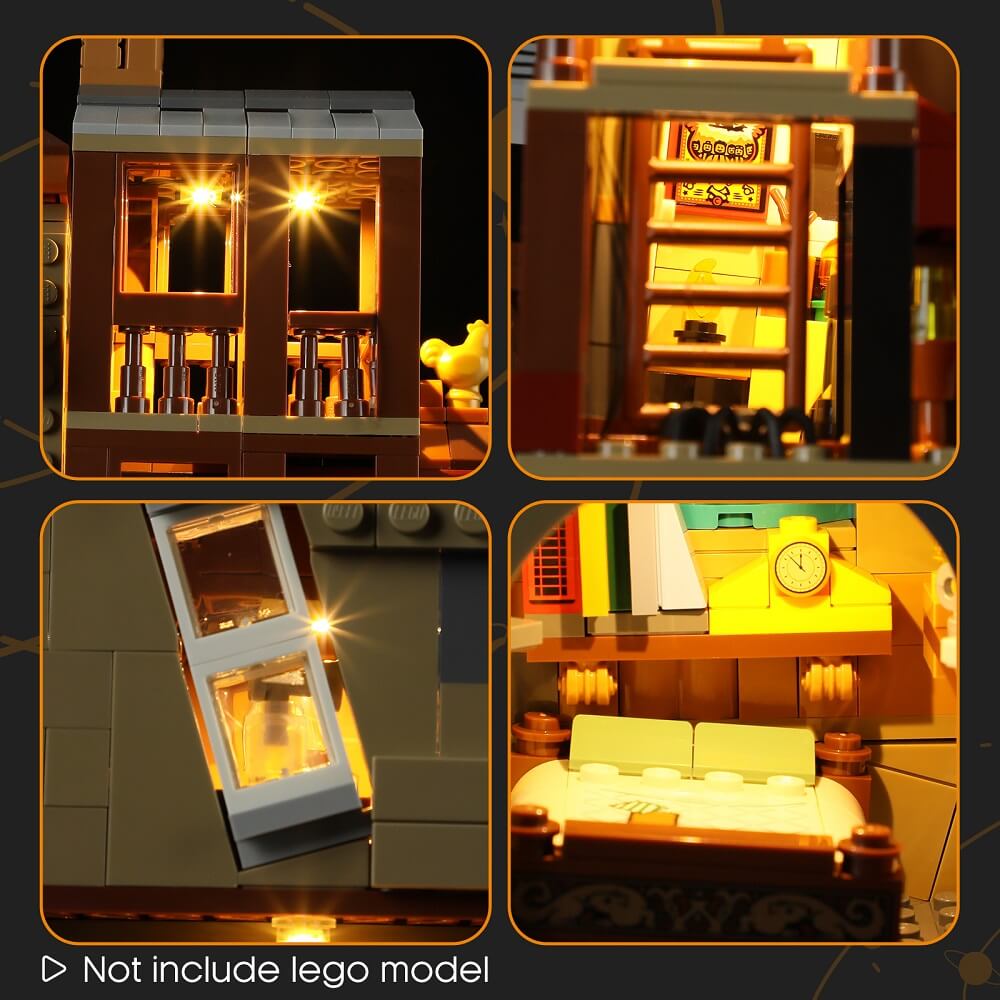 Light Kit For LEGO The Burrow – Collectors' Edition 76437-Lightailing -9