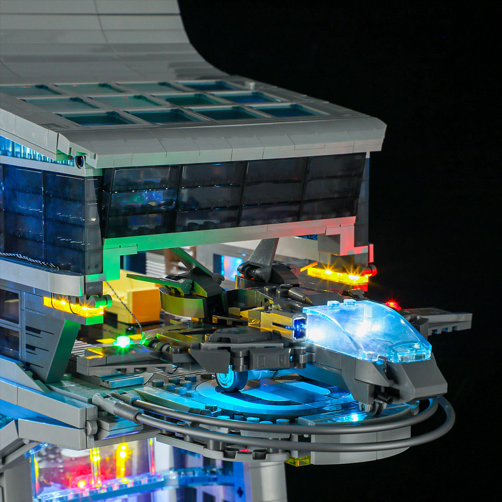 Light Kit For Avengers Tower 76269-BriksMax