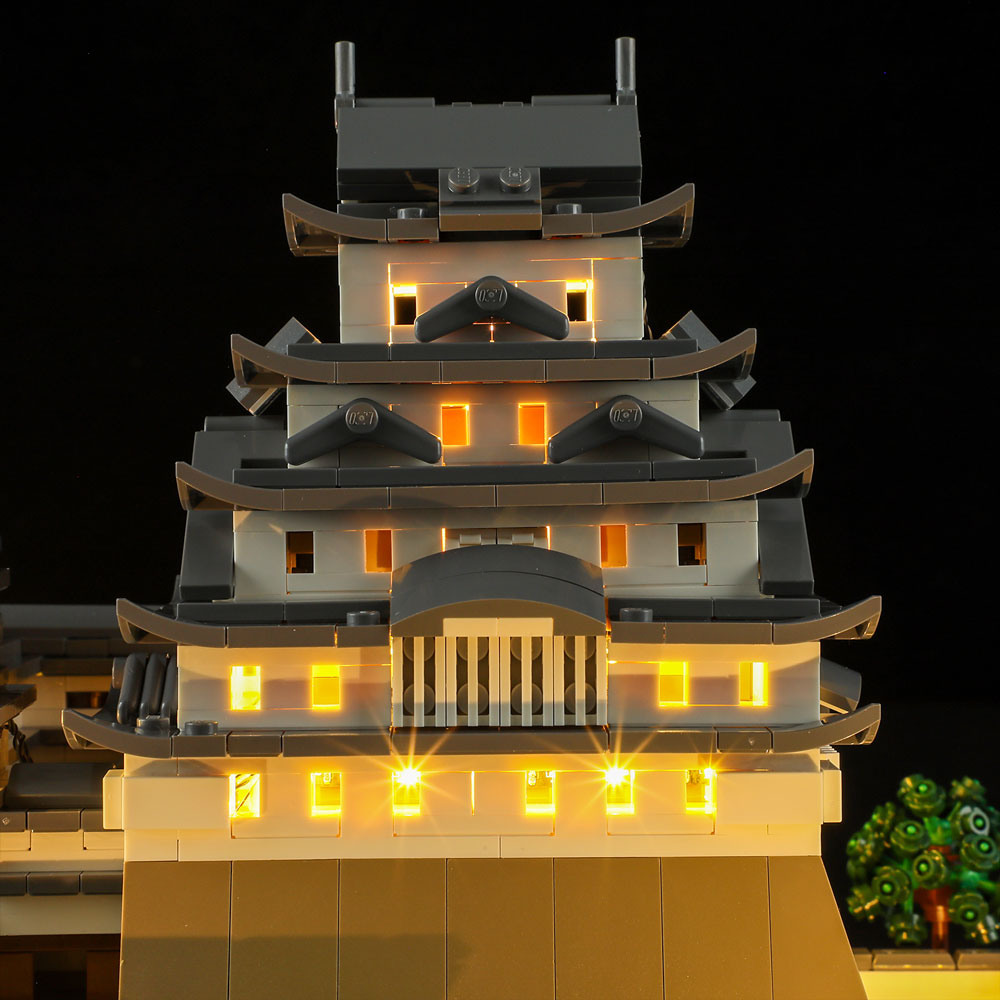 Kit d'éclairage pour le château LEGO Himeji 21060-Briksmax 