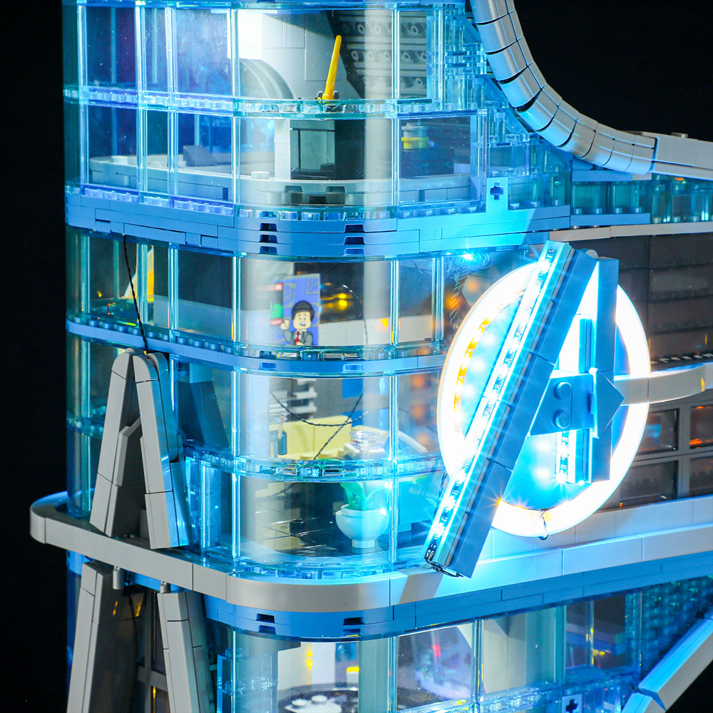 Light Kit For Avengers Tower 76269-BriksMax