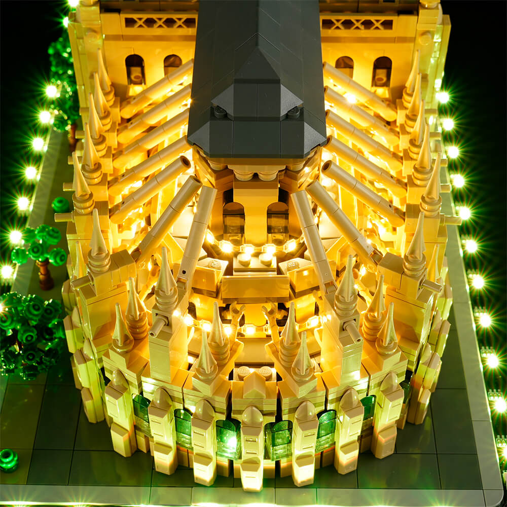 Briksmax 2.0 Light Kit For LEGO Notre-Dame de Paris 21061(Remote Version）-11