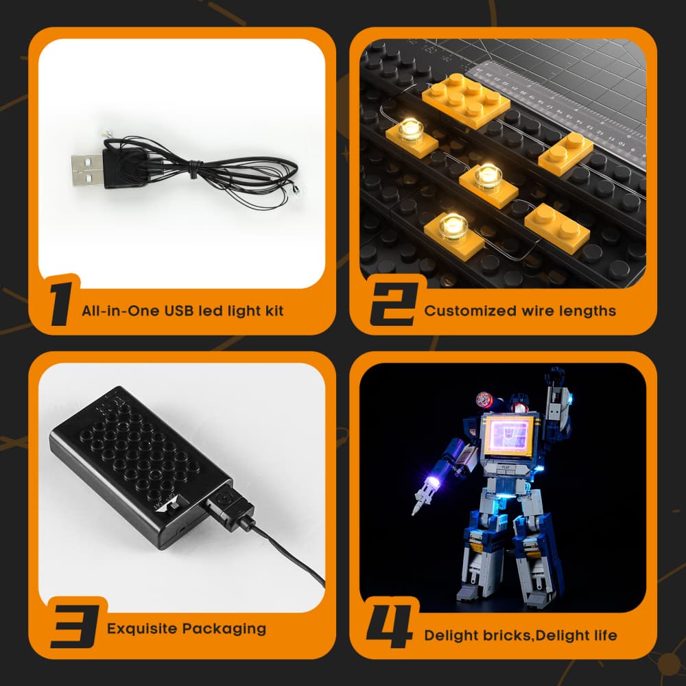 Light Kit for Transformers: Soundwave 10358 -Lightailing