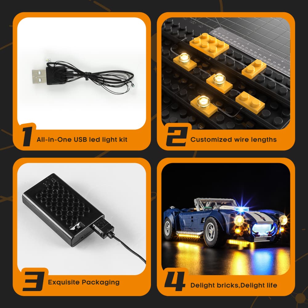 Light Kit for Shelby Cobra 427 S/C 10357-Lightailing