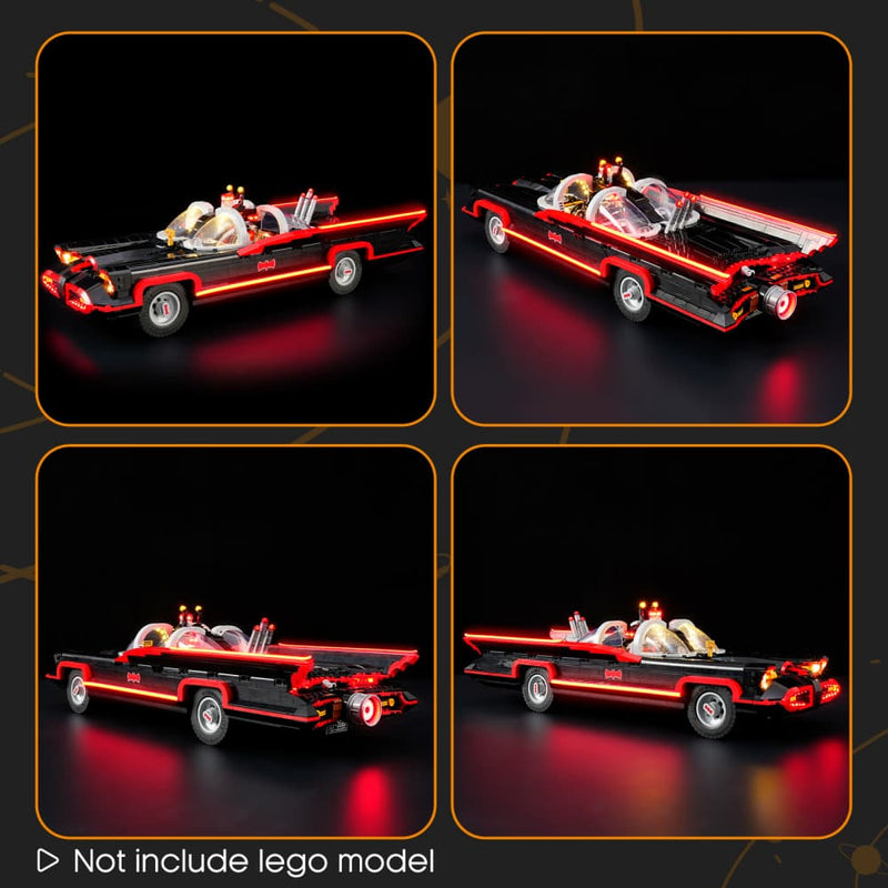 Beleuchtungsset für Batman: Das klassische TV-Serien-Batmobile 76328-Lightailing