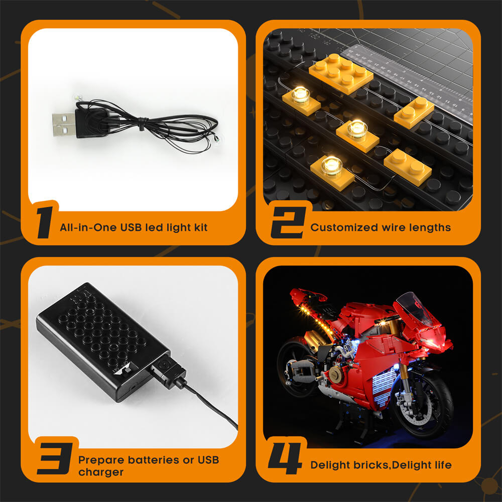 Light Kit for Ducati Panigale V4 S Motorcycle 42202 - Lightailing