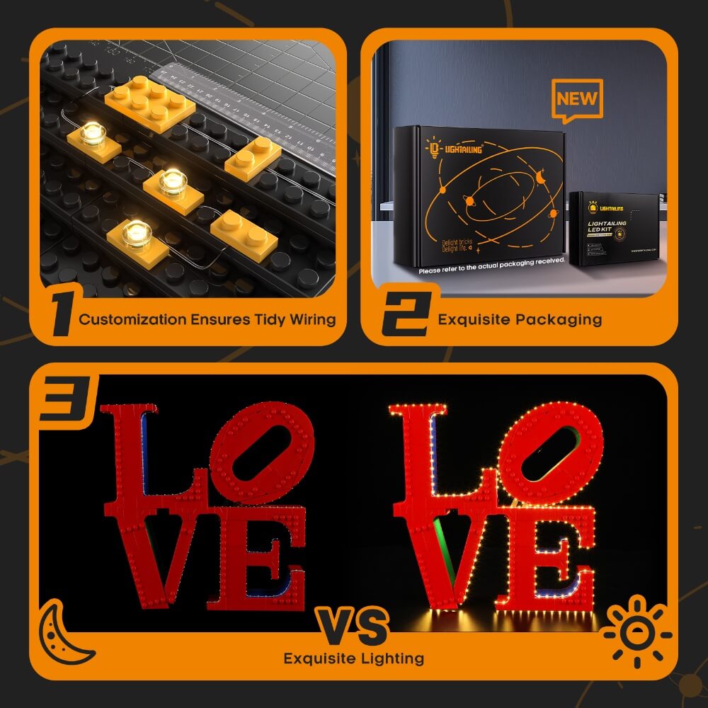 Lightailing Remote Light Kit For LEGO LOVE 31214-5