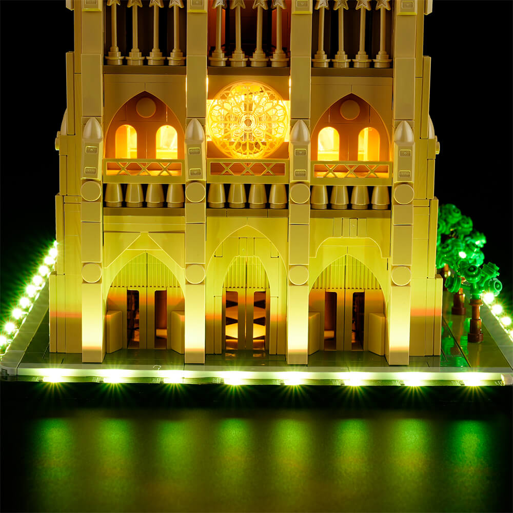 Briksmax 2.0 Light Kit For LEGO Notre-Dame de Paris 21061(Remote Version）-12