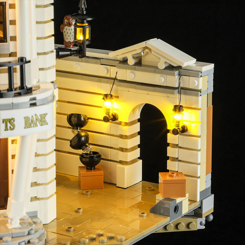 Kit d'éclairage Briksmax pour la banque de sorciers LEGO Gringotts™ 76417 