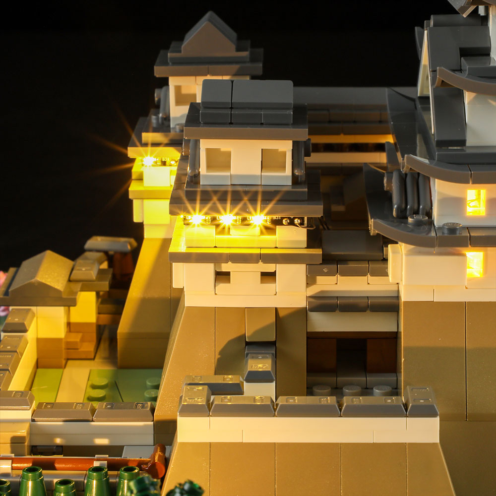 Kit d'éclairage pour le château LEGO Himeji 21060-Briksmax 