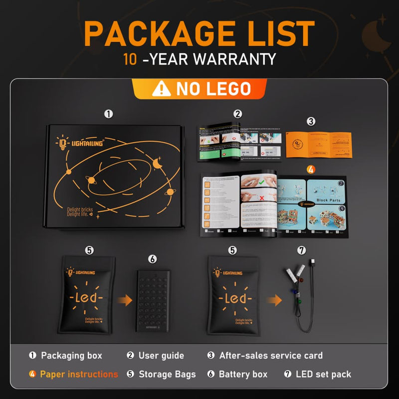 Kit d'éclairage pour Stitch 43249-Lightailing