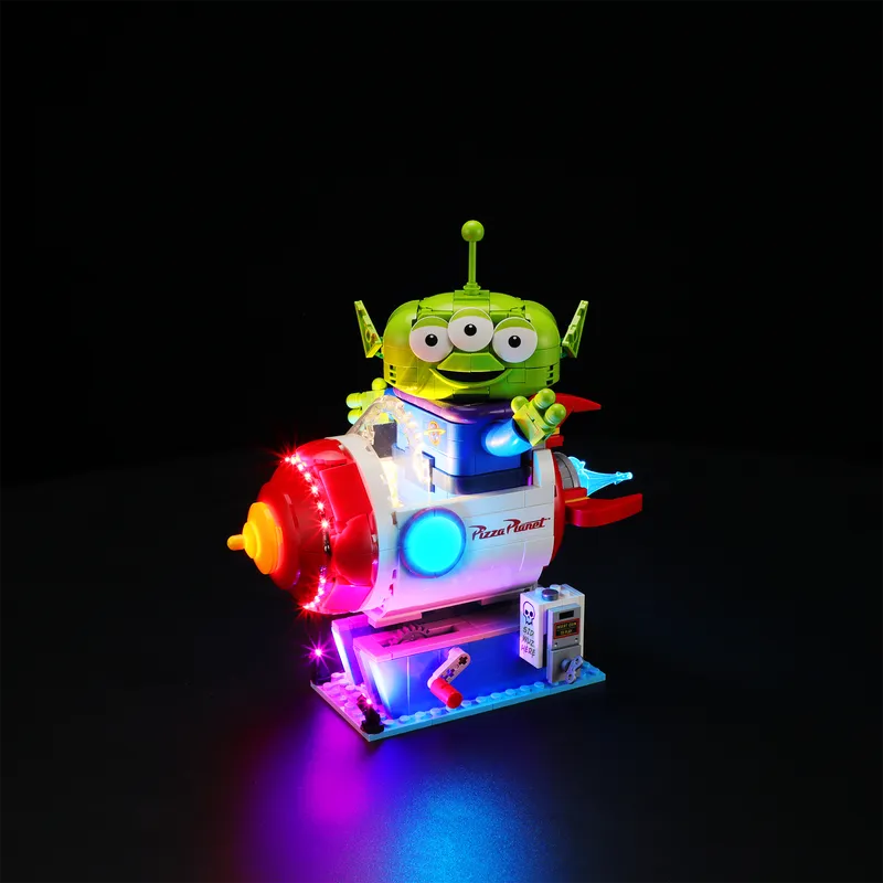 Light Kit for Alien with Pizza Planet Rocket Ride 43307-Lightailing