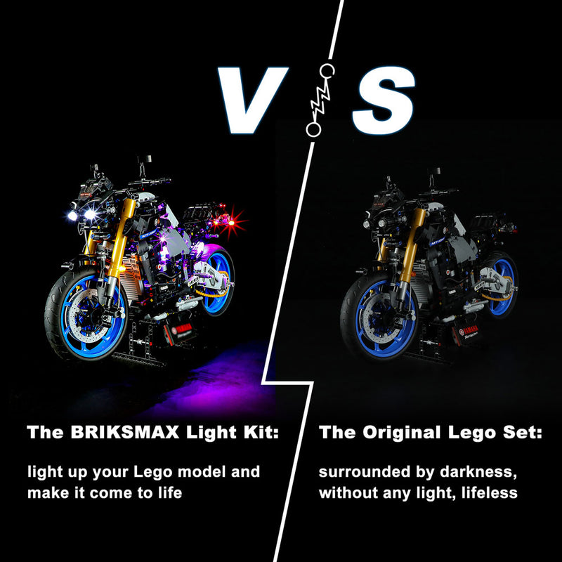 Briksmax Light Kit For LEGO Yamaha MT-10 SP 42159 – Lightailing