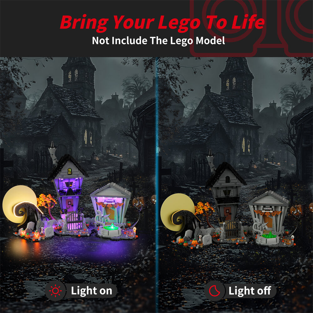 Briksmax 2.0 Light Kit For LEGO Disney Tim Burton's The Nightmare Before Christmas 21351 - 3