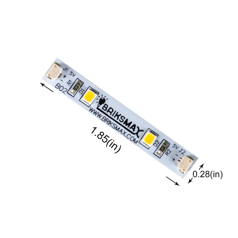 Bandes lumineuses de briques Lego 1x4 (lot de 3) – Version 2.0