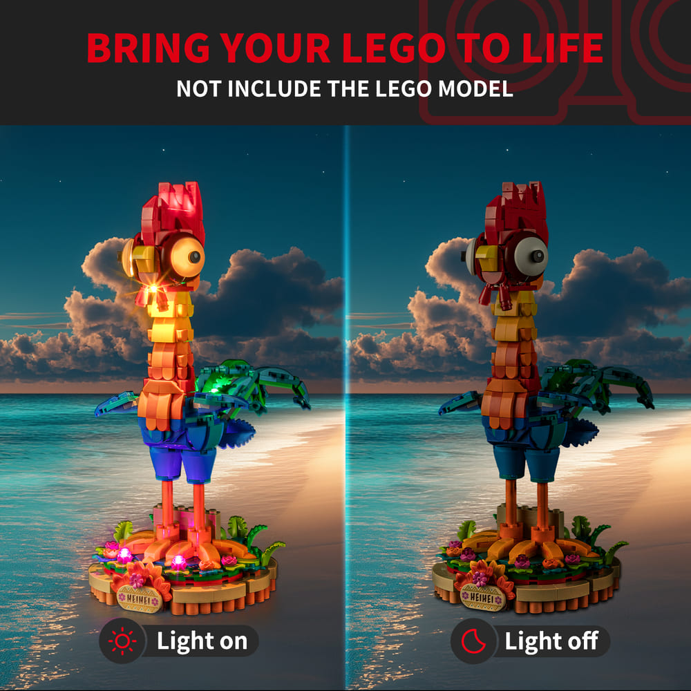 Briksmax 2.0 Light Kit For LEGO Heihei 43272-3