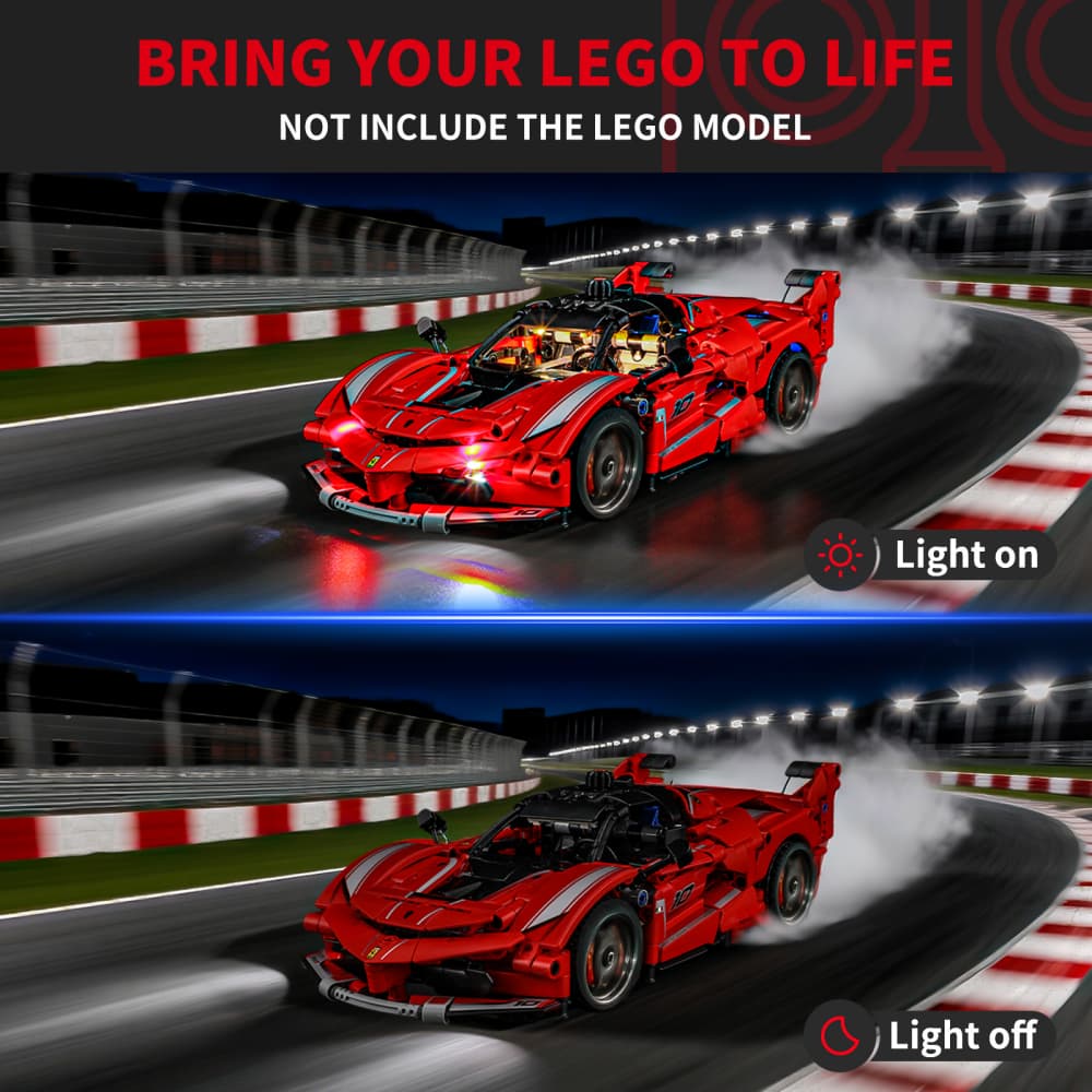 Beleuchtungssatz für Ferrari FXX K 42212 - Briksmax 2.0