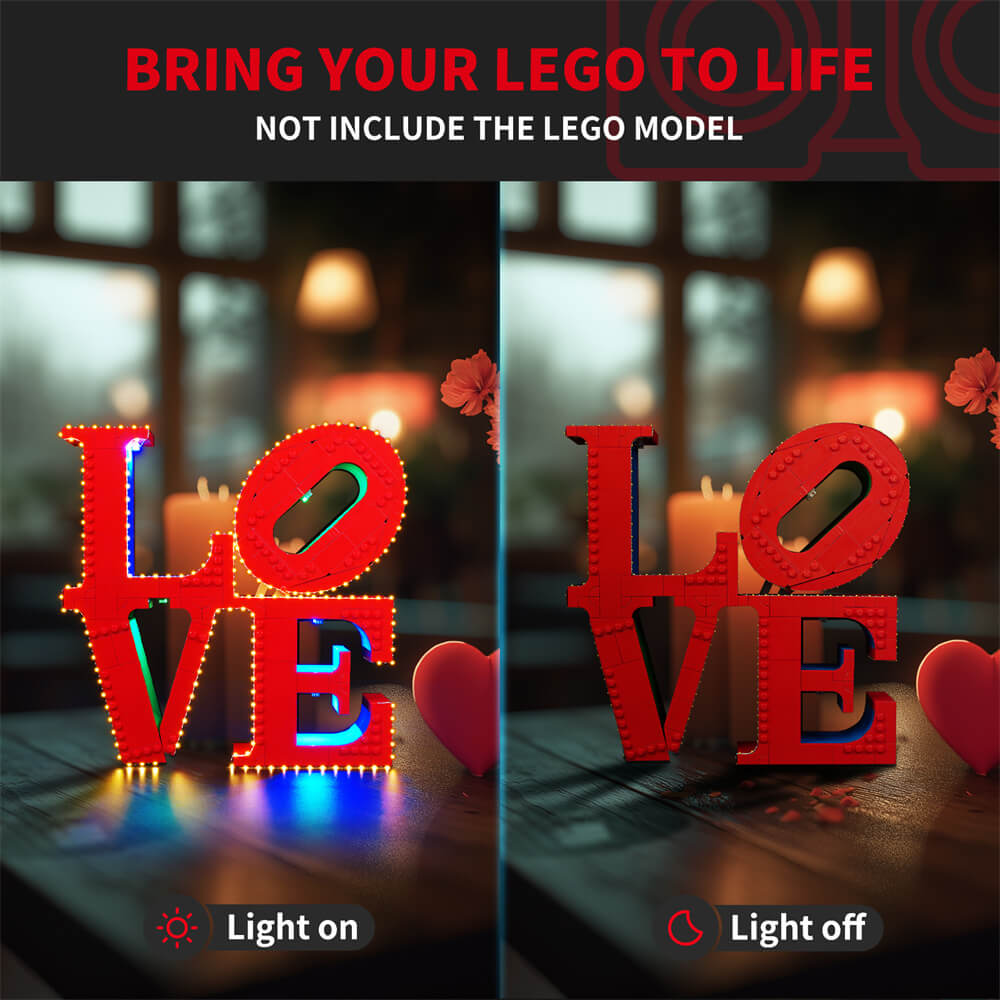 Light Kit for LOVE 31214 - Briksmax 2.0