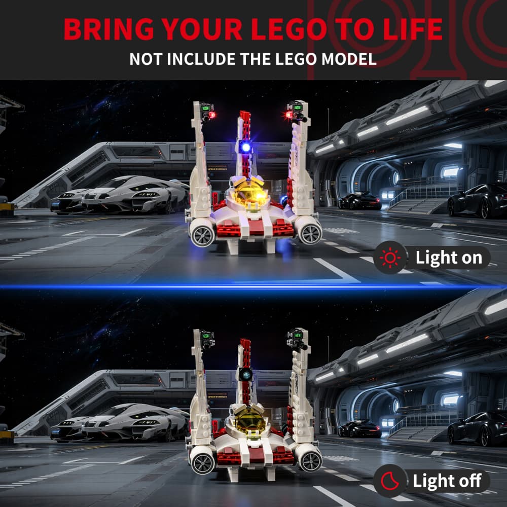 Beleuchtungsset für V-19 Torrent Starfighter 75432 - Briksmax 2.0