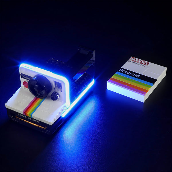 BriksMax Light Kit For LEGO® Polaroid OneStep SX-70 Camera 21345