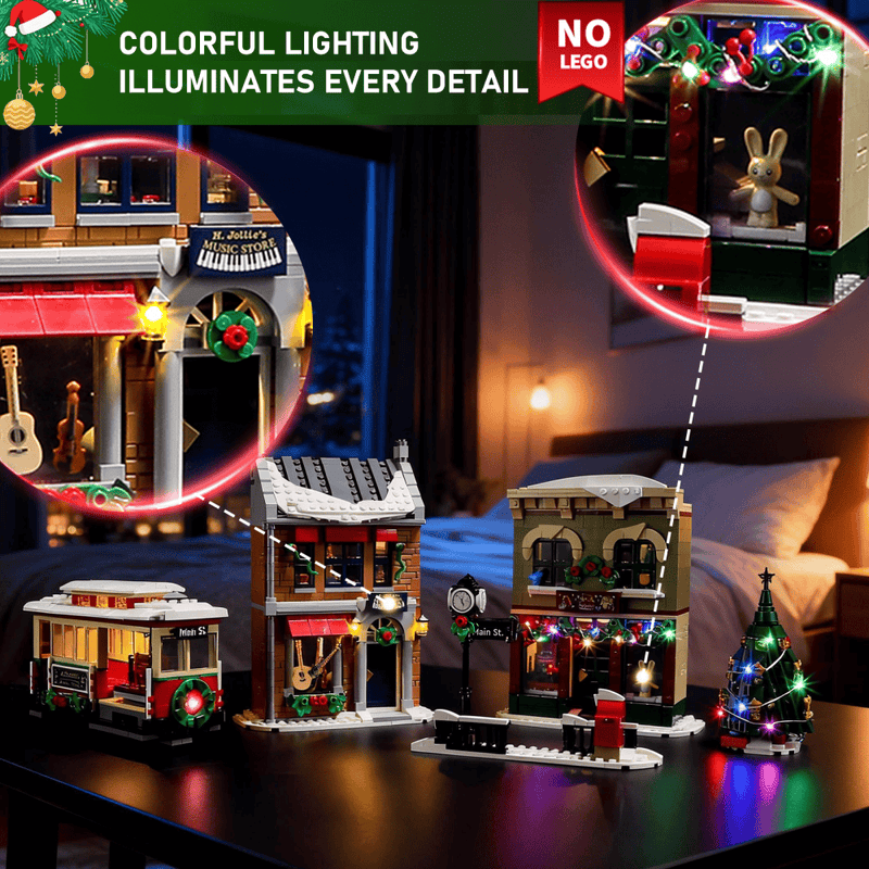 Briksmax Light Kit For Holiday Main Street 10308