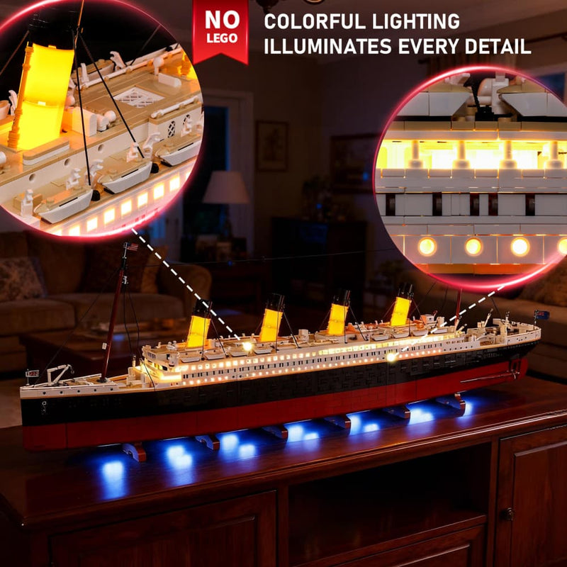 LED Beleuchtungsset für LEGO Titanic 10294