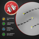 30cm Yellow Dot Lights (Three Pack) — Version 2.0