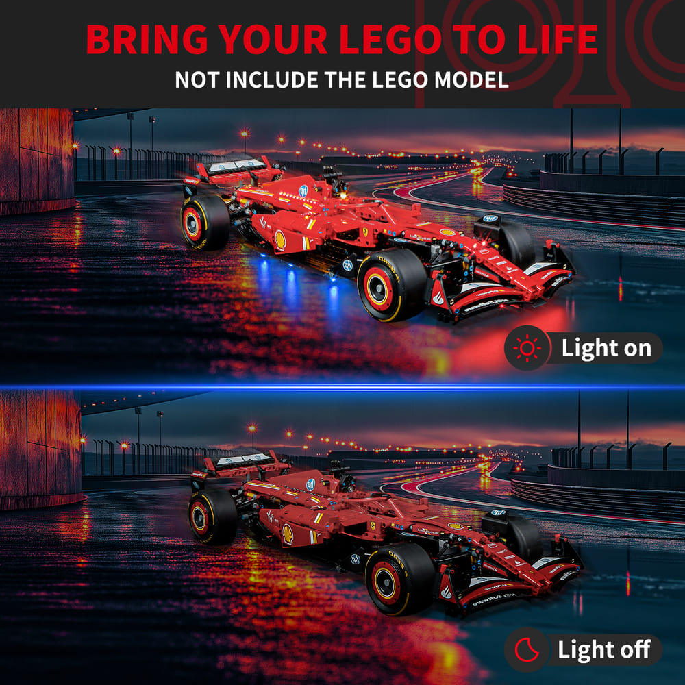 Briksmax 2.0 Light Kit For Ferrari SF-24 F1 Car 42207-3
