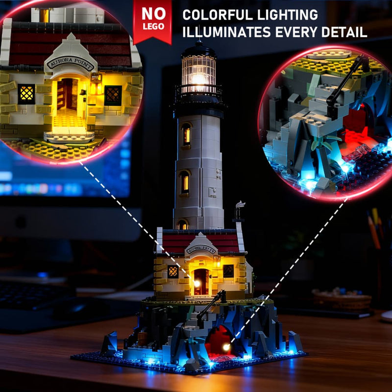Briksmax Light Kit For Motorized Lighthouse 21335