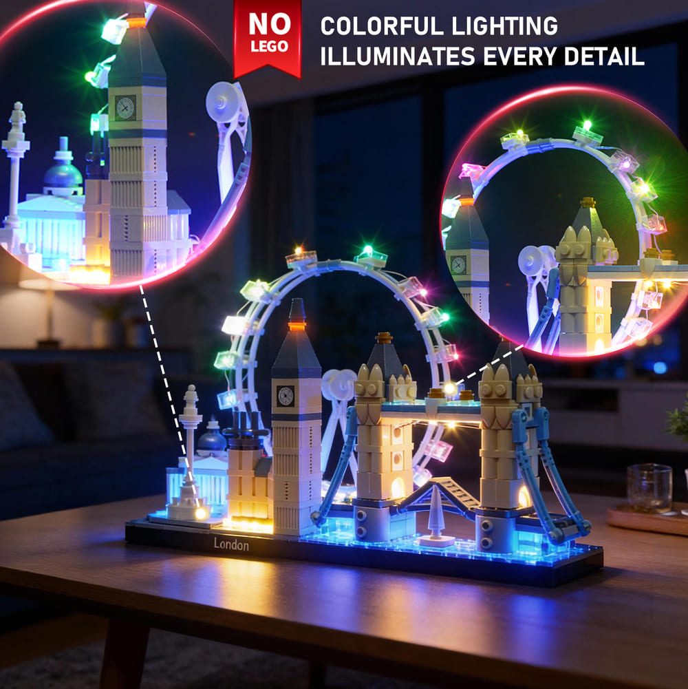 Kit d'éclairage pour London Skyline Collection 21034