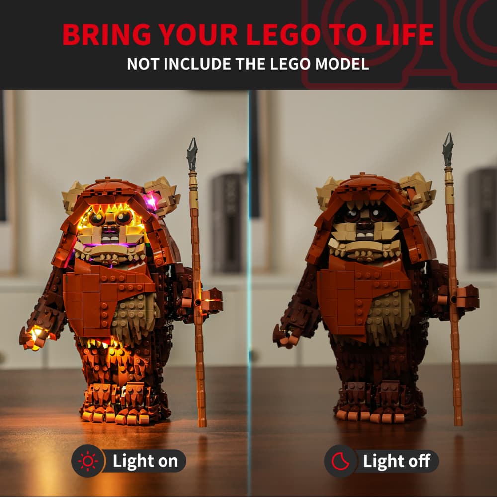 Beleuchtungsset für Wicket den Ewok 75430 - Briksmax 2.0