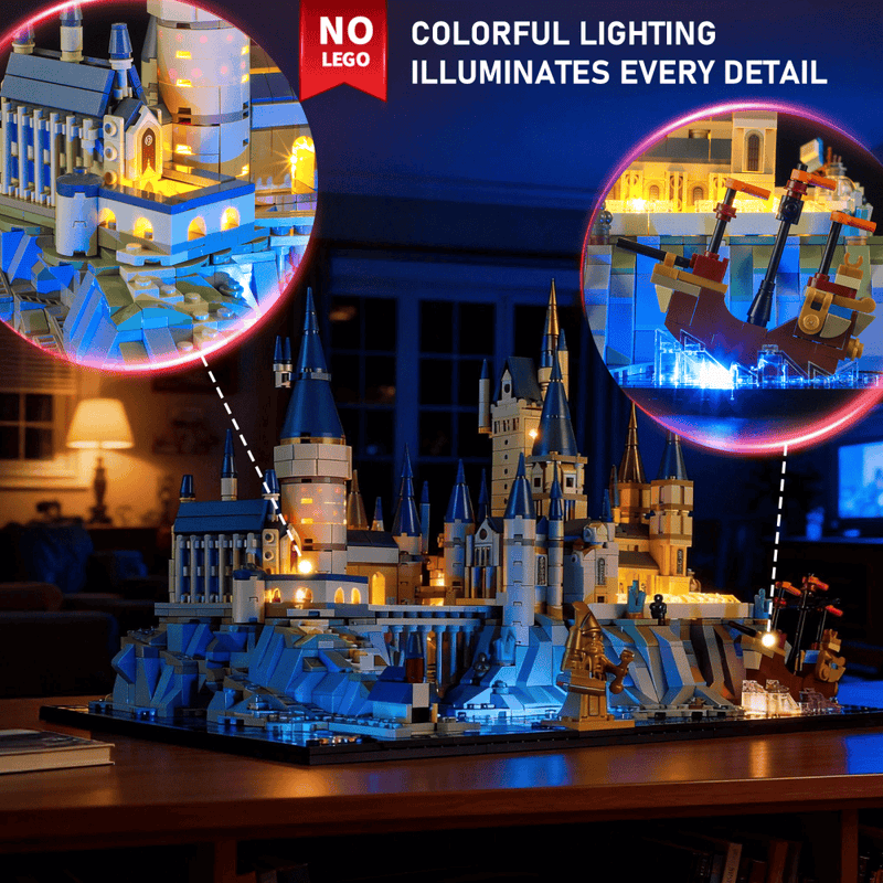 Beleuchtungsset für Schloss und Gelände von Hogwarts 76419-Briksmax