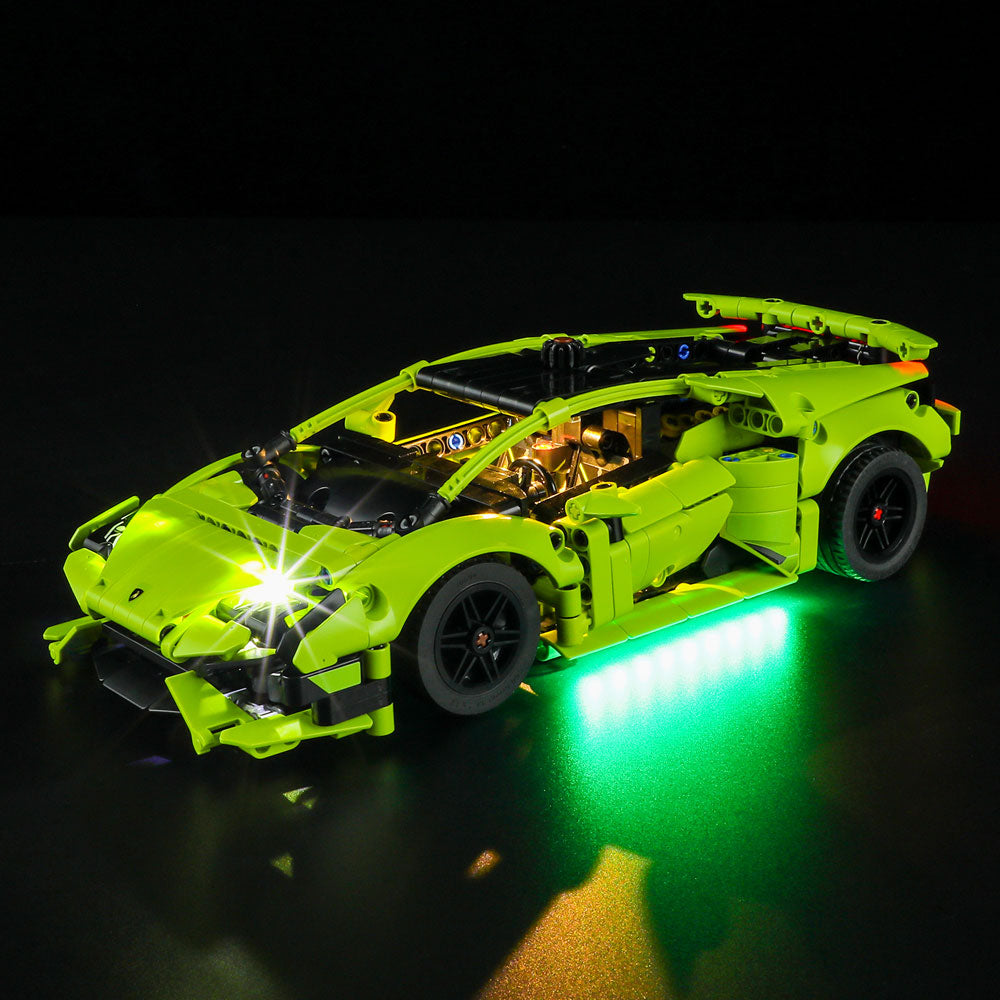 Light kit For LEGO Lamborghini Huracán Tecnica 42161-BriksMax