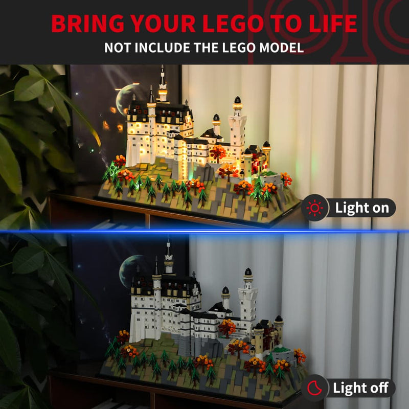 Briksmax 2.0 Lichtset für Schloss Neuschwanstein