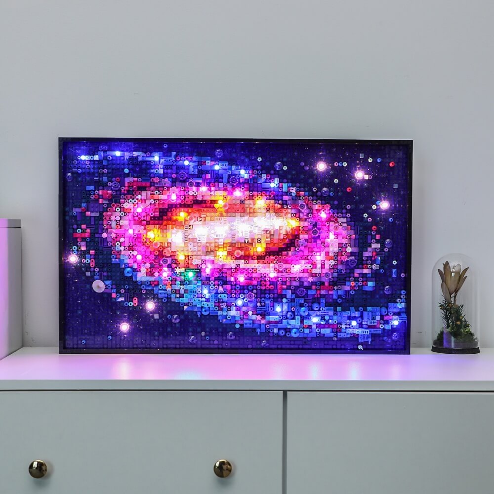 (Remote Version）Briksmax 2.0 Light Kit For LEGO The Milky Way Galaxy #31212-2