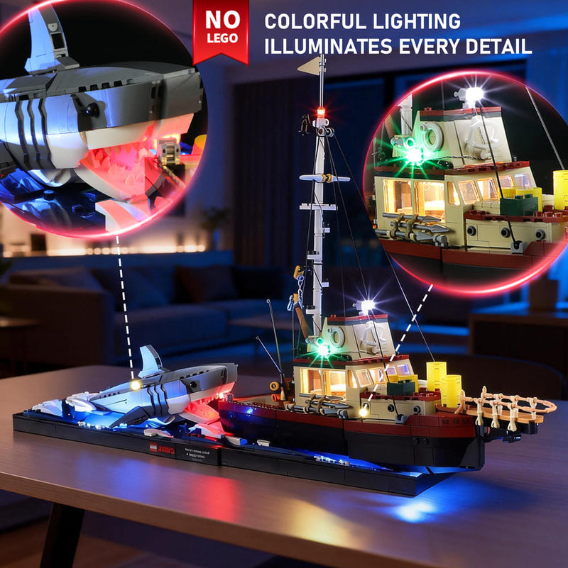 Light Kit For Jaws 21350 - Briksmax 2.0 – Lightailing