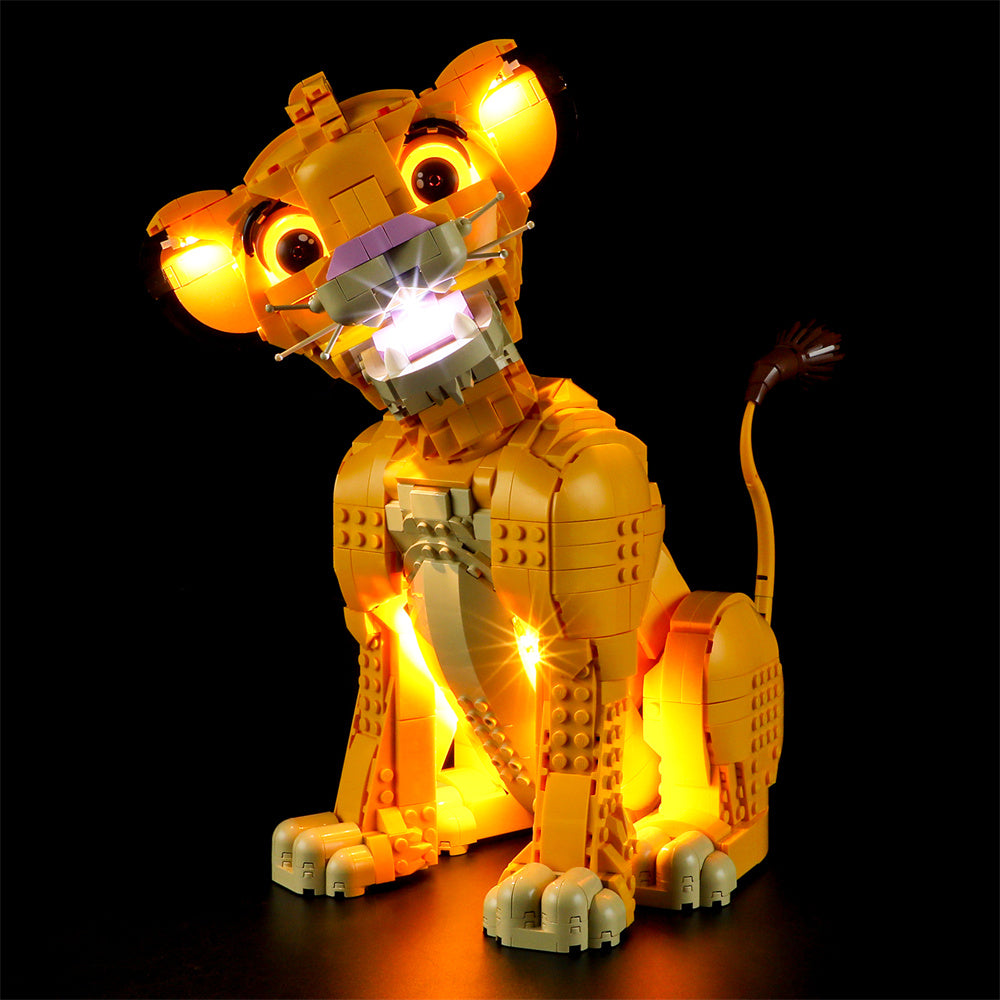 Lichtset für den jungen Simba, den König der Löwen, 43247-Briksmax