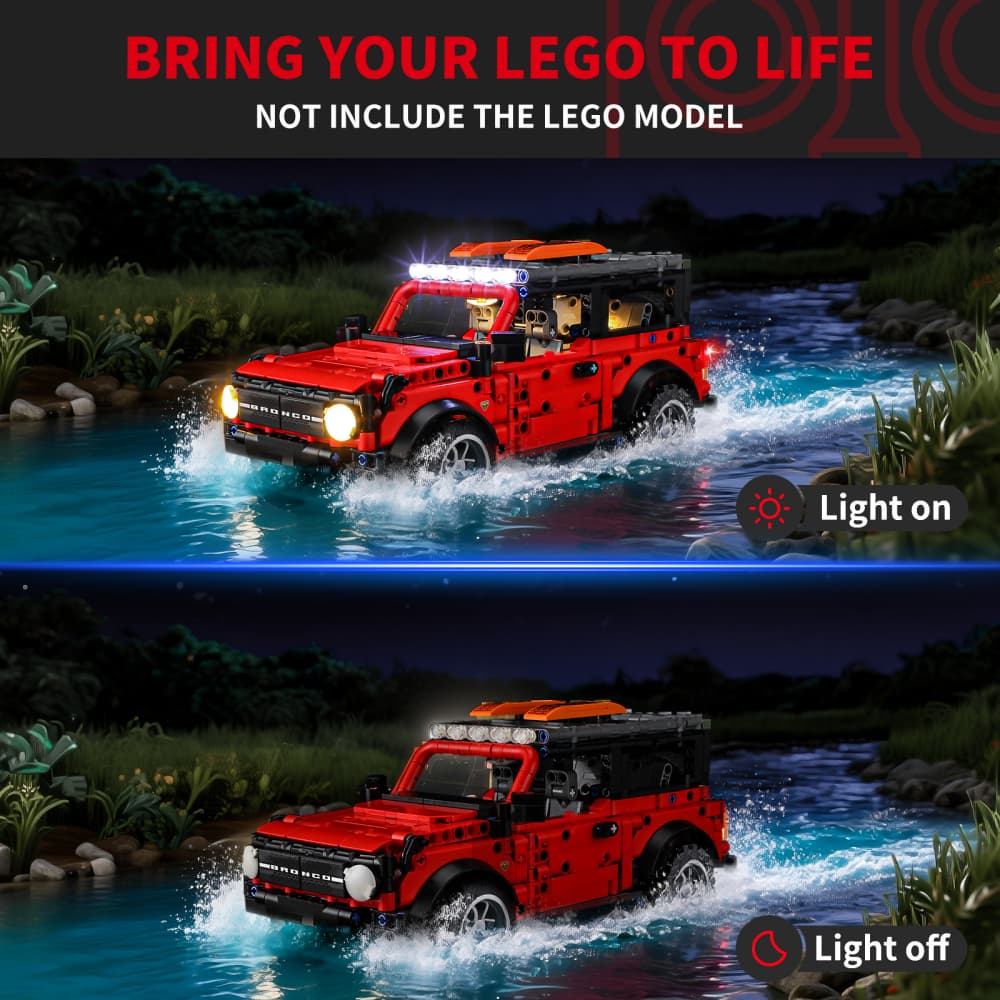 Briksmax 2.0 Light Kit For LEGO Ford Bronco SUV #42213-3