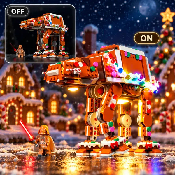 Color-Changing Light Kit for Gingerbread AT-AT Walker 40806 - Briksmax 2.0【Not Final Price｜Coming Soon】