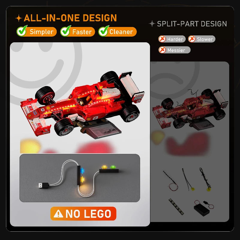 Light Kit for Ferrari F2004 & Michael Schumacher 11375 - Lightailing