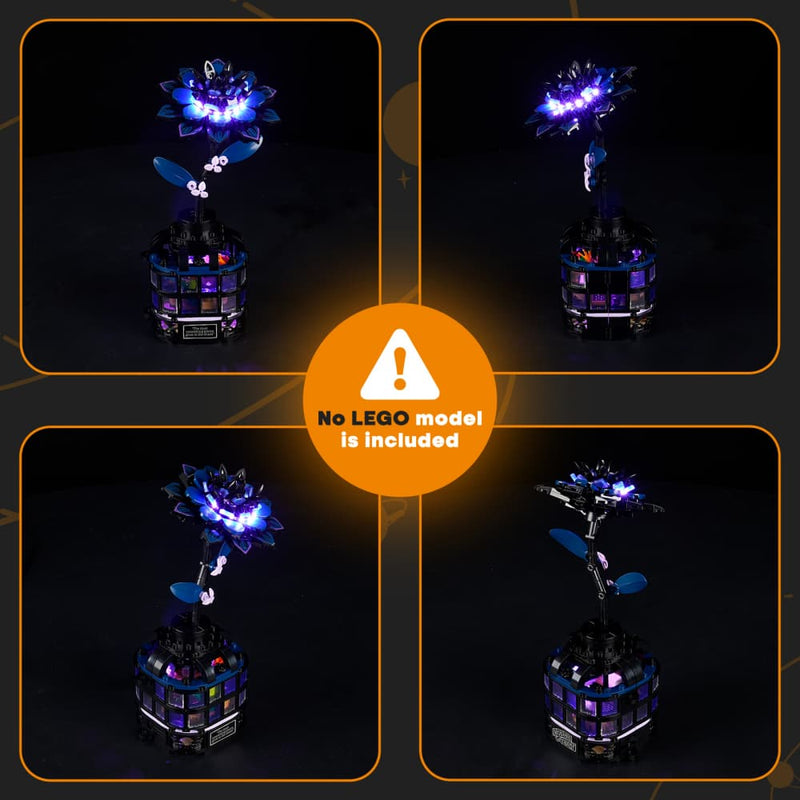 Light Kit For Black Dahlia Flower