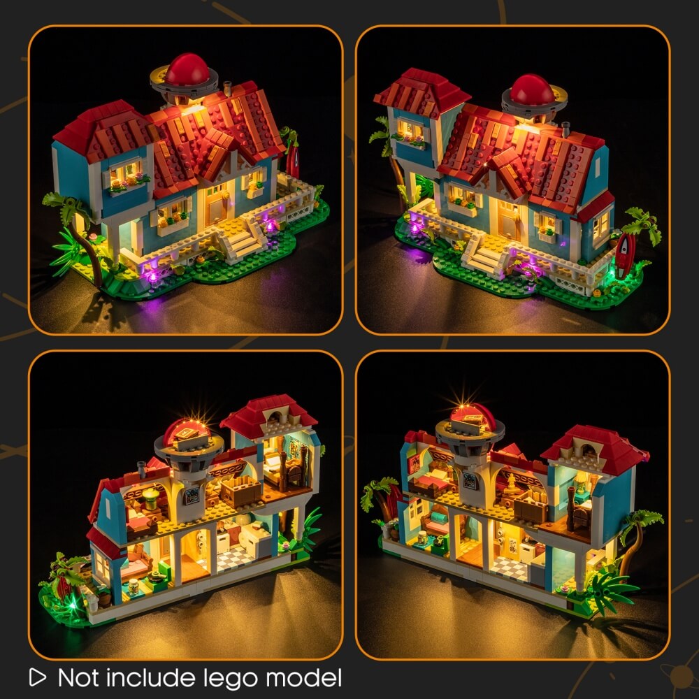 Lightailing Light Kit For LEGO Lilo and Stitch Beach House #43268-11