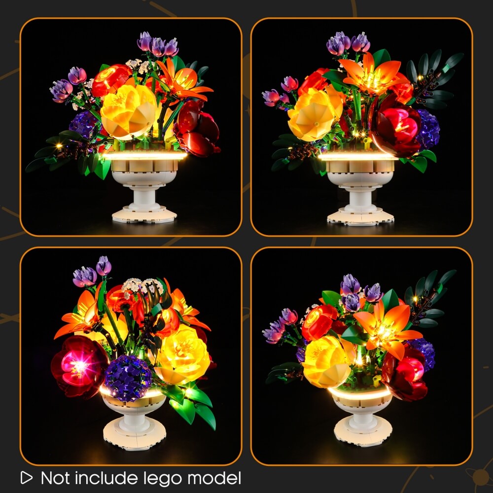 Lightailing Light Kit For LEGO Flower Arrangement 10345-9