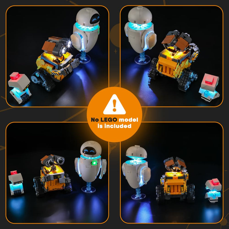 Light Kit For WALL-E and EVE