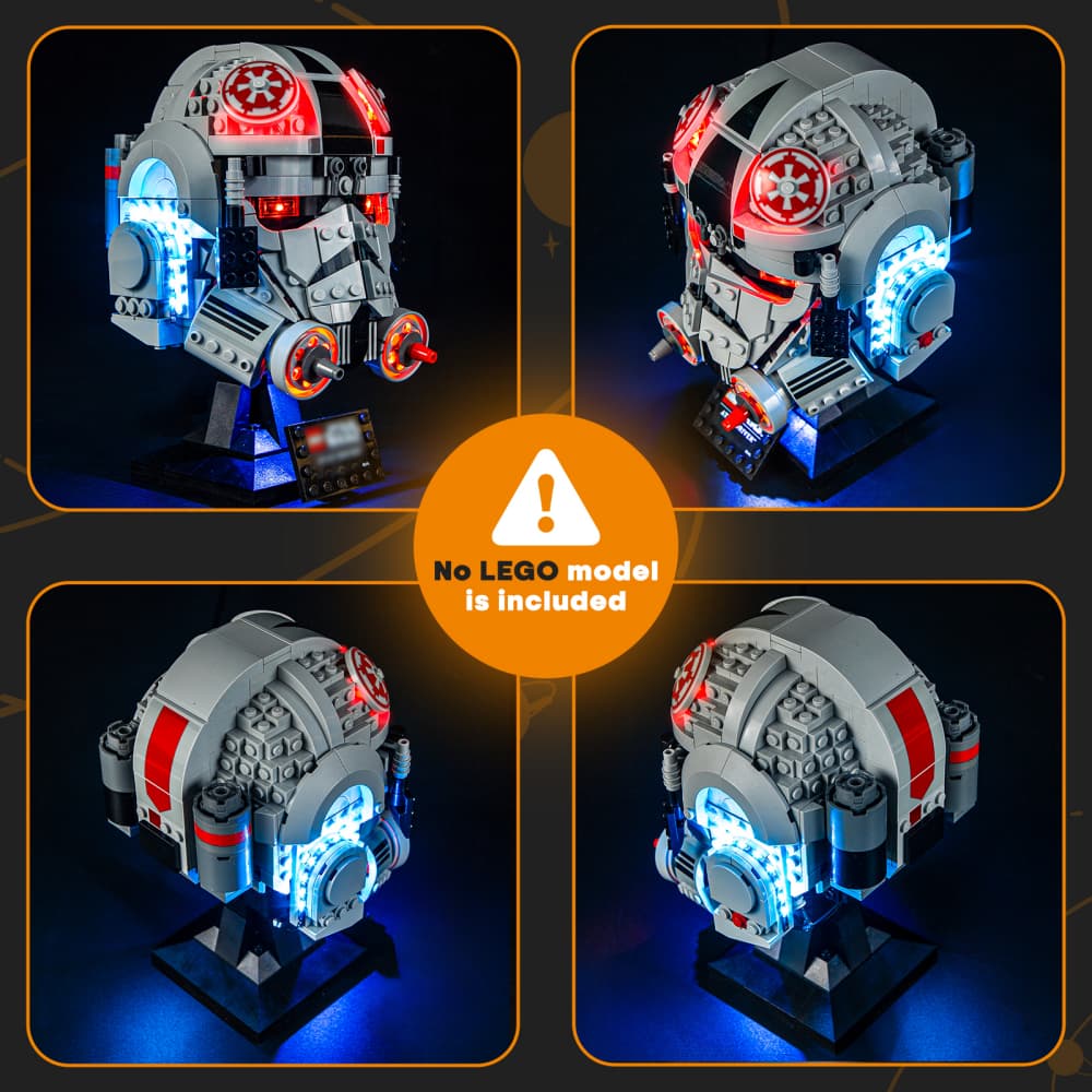 Beleuchtungsset für AT-AT-Fahrerhelm 75429-Lightailing