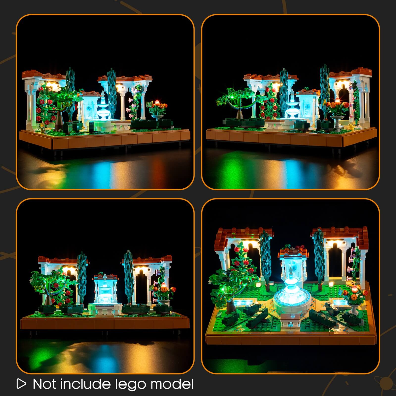 Light Kit for Fountain Garden 10359 -Lightailing