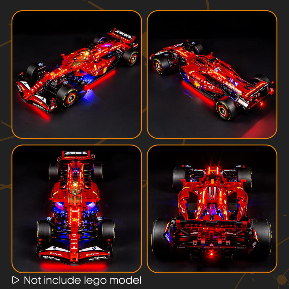 Lightailing Light Kit For LEGO Ferrari SF-24 F1 Car 42207 - 11