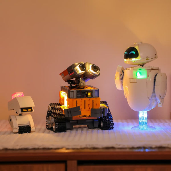 Light Kit For WALL-E and EVE  #43279 - Briksmax 2.0【PRE-order, ships from Sept 17 ✅】