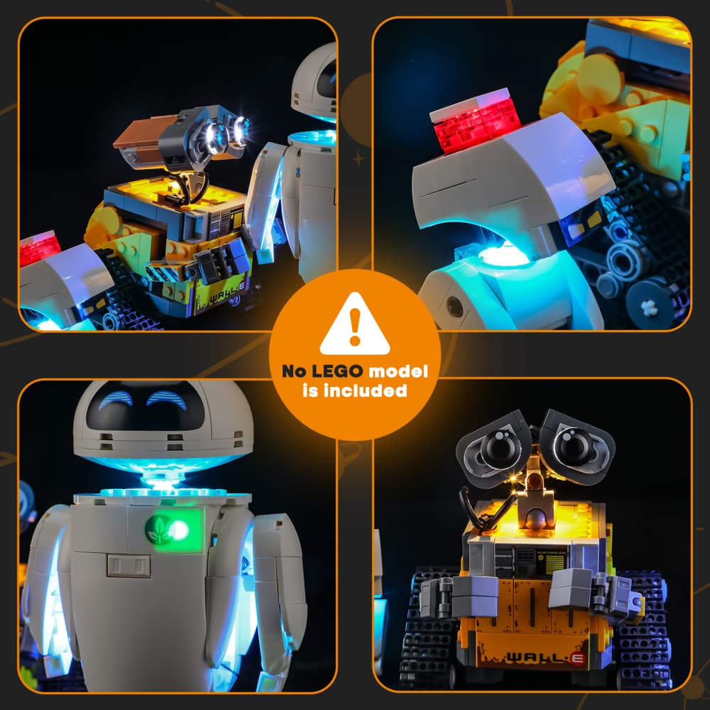 Light Kit for WALL-E and EVE  43279- Lightailing
