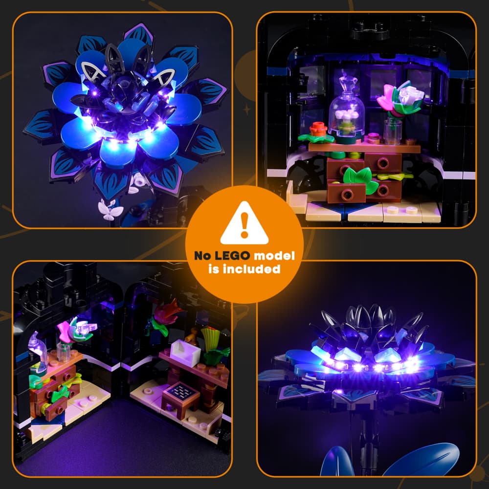 Light Kit for Black Dahlia Flower  76784 - Lightailing